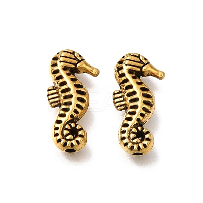 Tibetan Style Alloy Beads TIBEB-T004-15AG-1