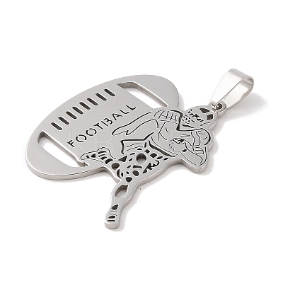 Non-Tarnish 201 Stainless Steel Pendants STAS-A094-05B-P-1