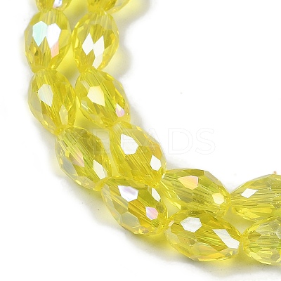 Transparent Electroplate Glass Beads Strands LS-EGLA-N013-T6mm-B26-1