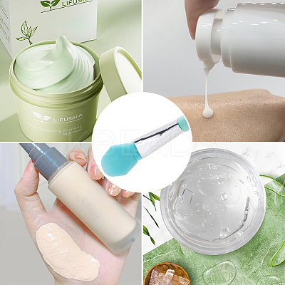 1 Set Silicone Makeup Brushes Set AJEW-GF0010-26-1