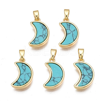 Real 18K Gold Plated Brass Pendants KK-N233-170A-01B-1