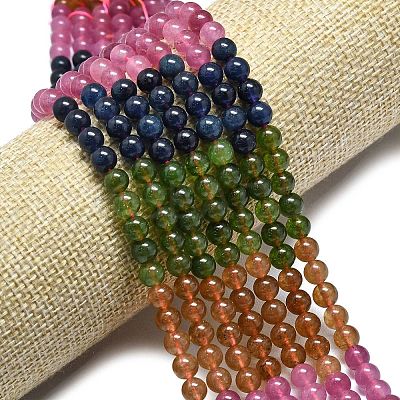 Natural Malaysia Jade Beads Strands G-L645-C01-6mm-11-1
