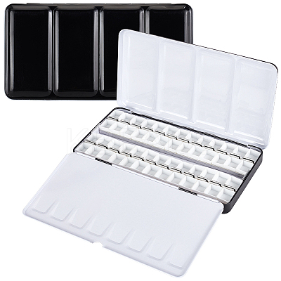 Iron Empty Watercolor Paint Pans AJEW-WH0270-188A-1