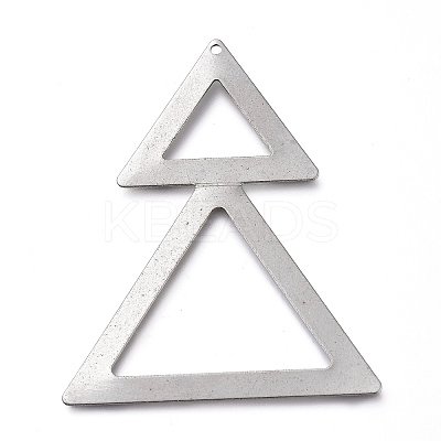 Tarnish Resistant 304 Stainless Steel Big Pendants STAS-Z014-01P-1