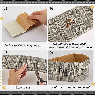 Self-Adhesive PE Contact Paper AJEW-WH20001-94C-08-1