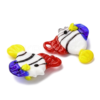 Handmade Lampwork Pendants LAMP-I031-01C-1