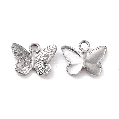 Non-Tarnish 304 Stainless Steel Charms X-STAS-C059-04P-1