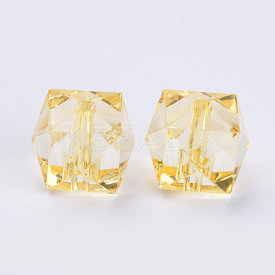 Transparent Acrylic Beads X-TACR-Q259-8mm-V16-1