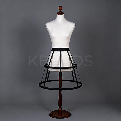Polyester & Steel 2 Hoops Petticoat DIY-WH20032-152A-1