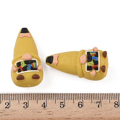 Teachers' Day Themes Silicone Beads SIL-I013-01D-1