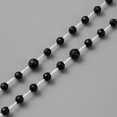 PVC Rosary Bead Necklaces NJEW-WH0016-15F-1