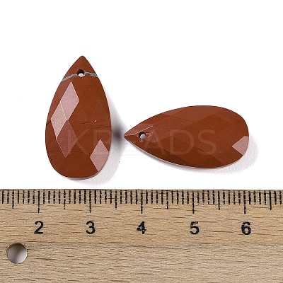 Natural Red Jasper Pendants G-C140-05M-1