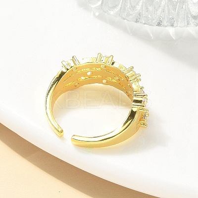 304 Stainless Steel Criss Cross Rings RJEW-B109-08G-01-1