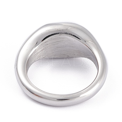 Non-Tarnish Unisex 304 Stainless Steel Finger Rings X-RJEW-K233-11B-P-1