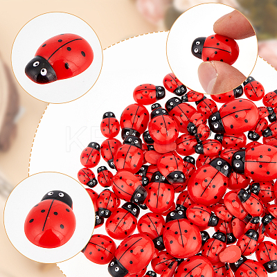 120Pcs 5 Styles Opaque Resin Cabochons CRES-WR0001-02-1