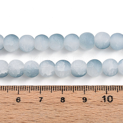 Crackle Glass Beads X1-GLAA-N009-8mm-06-1