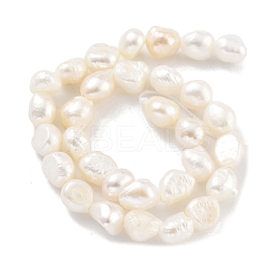 Natural Cultured Freshwater Pearl Beads Strands PEAR-P062-24A-1