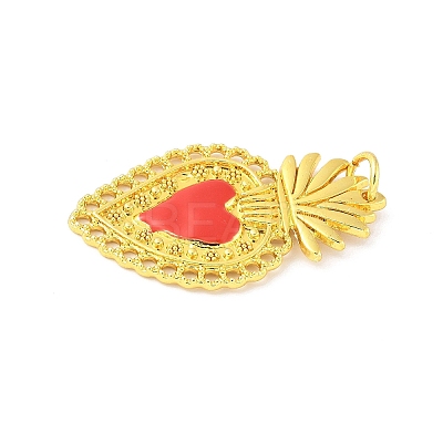 Alloy Enamel Pendants FIND-Z074-02G-01-1