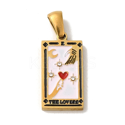304 Stainless Steel Pendants LS-STAS-C100-02D-G-1