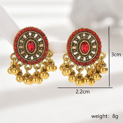 Bohemia Style Holiday Zinc Alloy Tassel Dangle Earrings for Women NF2568-1-1