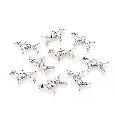 Tibetan Style Alloy Puppy Pendants LF9881Y-NF-1