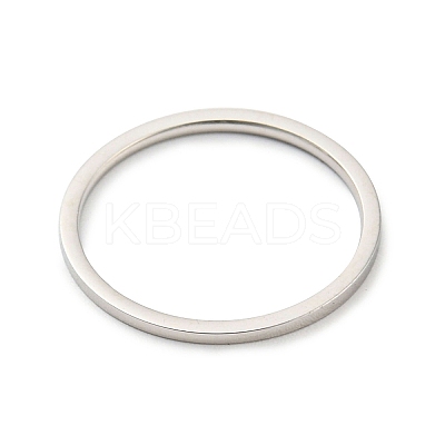 Non-Tarnish 304 Stainless Steel Simple Plain Band Finger Ring for Women Men RJEW-F152-05P-G-1