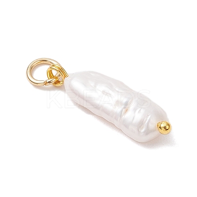 3Pcs 3 Colors Natural Keshi Pearl Pendants PALLOY-JF04239-1