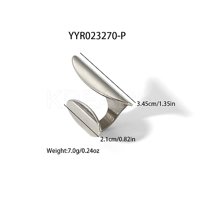 Adjustable Open Mouth Ring AA6827-2-1