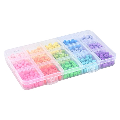 750Pcs 15 Colors Handmade Polymer Clay Beads CLAY-YW0001-73-1