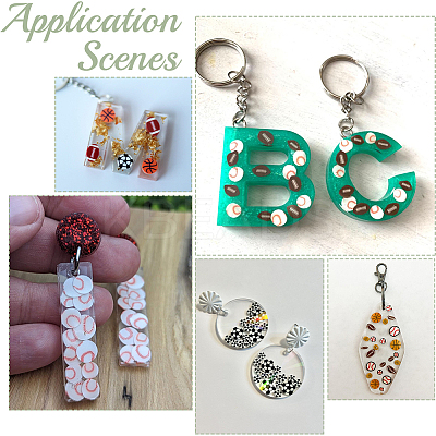 90Pcs 9 Styles Handmade Polymer Clay Beads CLAY-SC0002-77-1