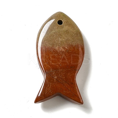 Natural Red Jasper Pendants G-G932-B06-1