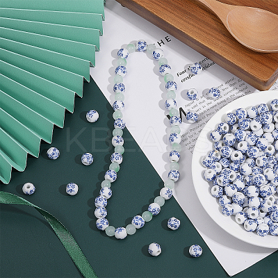 200Pcs Handmade Porcelain Beads PORC-CA0001-14-1