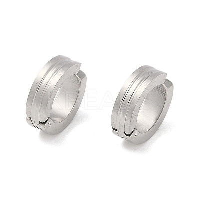 Non-Tarnish 304 Stainless Steel Clip-on Earrings EJEW-M001-11P-1