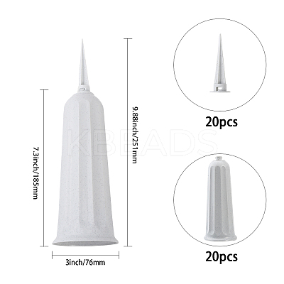 Resin Grave Vase AJEW-WH0038-73-1