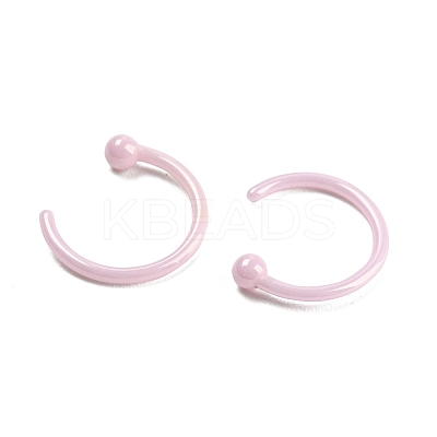Hypoallergenic Bioceramics Zirconia Ceramic Hoop Nose Rings AJEW-Z014-01-1
