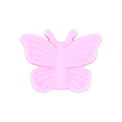 Butterfly Food Grade Eco-Friendly Silicone Focal Beads SIL-CJC0009-03K-1
