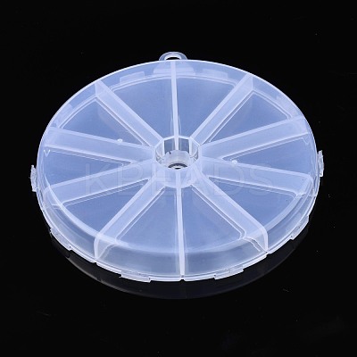 Flat Round Polypropylene(PP) Bead Storage Containers CON-S043-045C-1