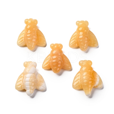 Natural Yellow Jade Display Decorations DJEW-P019-B03-1