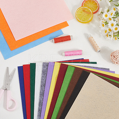 15Pcs Felt Non Woven Fabric DIY-SP0003-93M-1