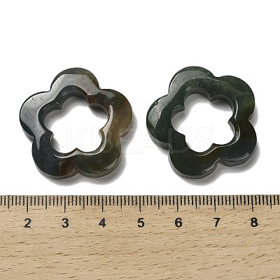 Natural Indian Agate Cabochons G-Q190-05H-1