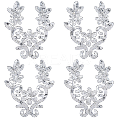 Polyester Embroidery Ornament Accessories PATC-WH20015-03B-1