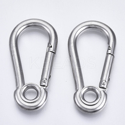 Tarnish Resistant 304 Stainless Steel Rock Climbing Carabiners LS-STAS-N087-23A-01-1