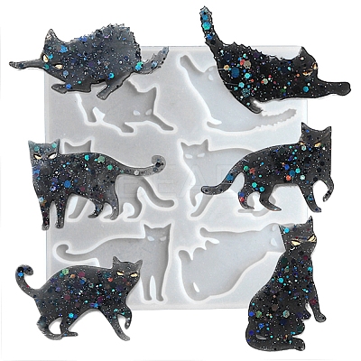 Cat Cabochon DIY Silicone Molds SIMO-R002-03-1