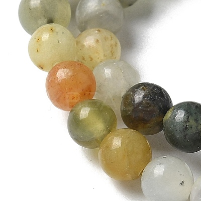 Natural New Jade Beads Strands X-G-F591-16-5MM-1