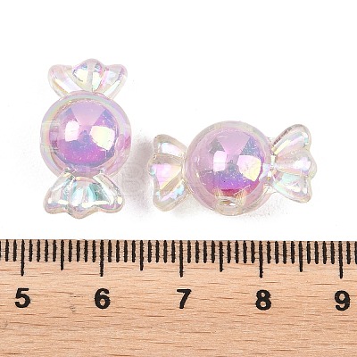 Acrylic Beads MACR-WH0004-09-1