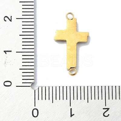 Ion Plating(IP) 304 Stainless Steel Crystal Rhinestone Connector Charms STAS-Z065-02G-03-1