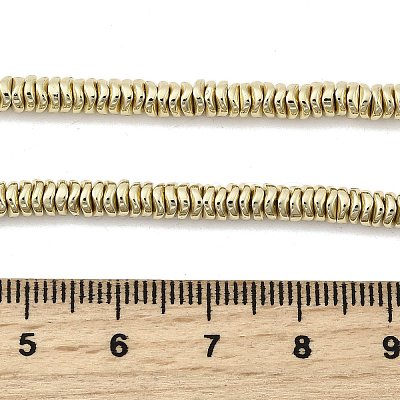 Electroplated Synthetic Non-magnetic Hematite Beads Strands G-H327-I01-01E-1