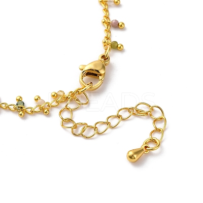 Brass Cable Chain Necklace Making KK-K337-12G-15-1