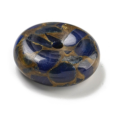 Synthetic Gold Clinquant Stone Pendants G-P549-03D-1