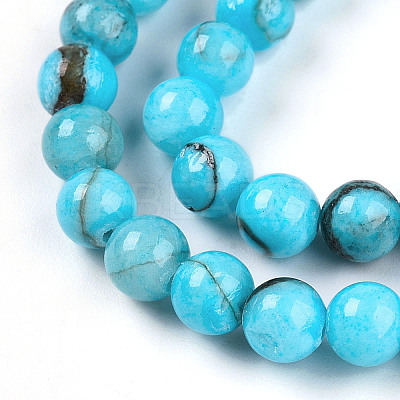 Natural Persian Jade Beads Strands G-A255-A02-01H-1